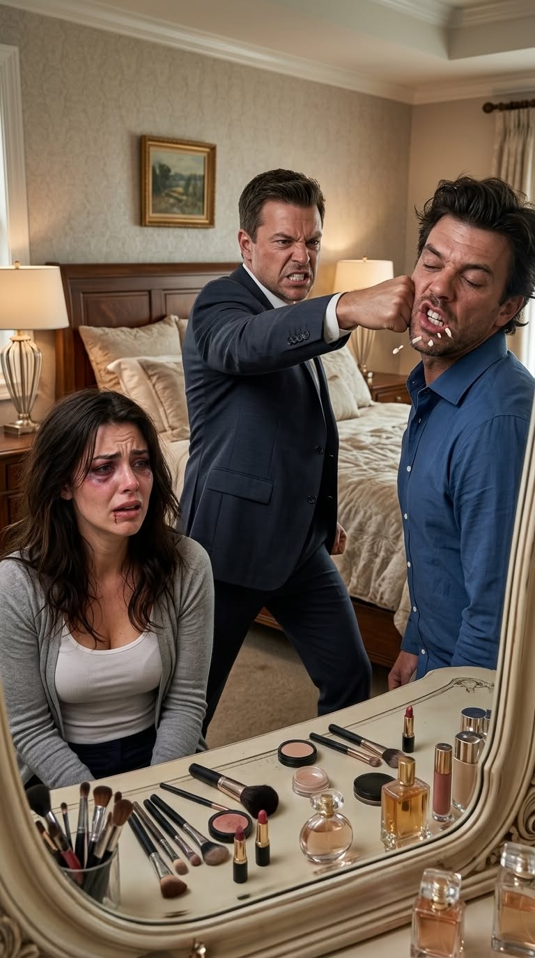 THE ABUSIVE HUSBAND NEVER KNEW THE CEO AT HIS DOOR WAS HER BROTHER