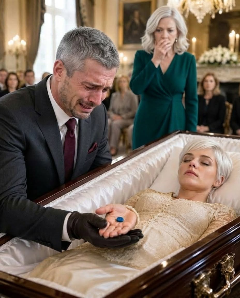 He Opened His Dead Wife’s Hand at Her Funeral — and Found His Brother’s Button Trapped Beneath Her Fingernail