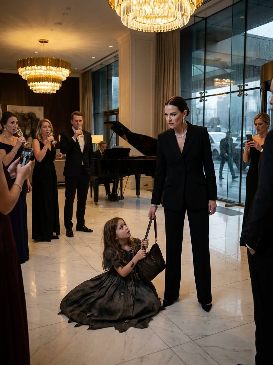 The Rich Woman Dragged a Barefoot Child Across a Hotel Lobby—Then a Silver Locket Exposed the Secret She Buried for Seven Years