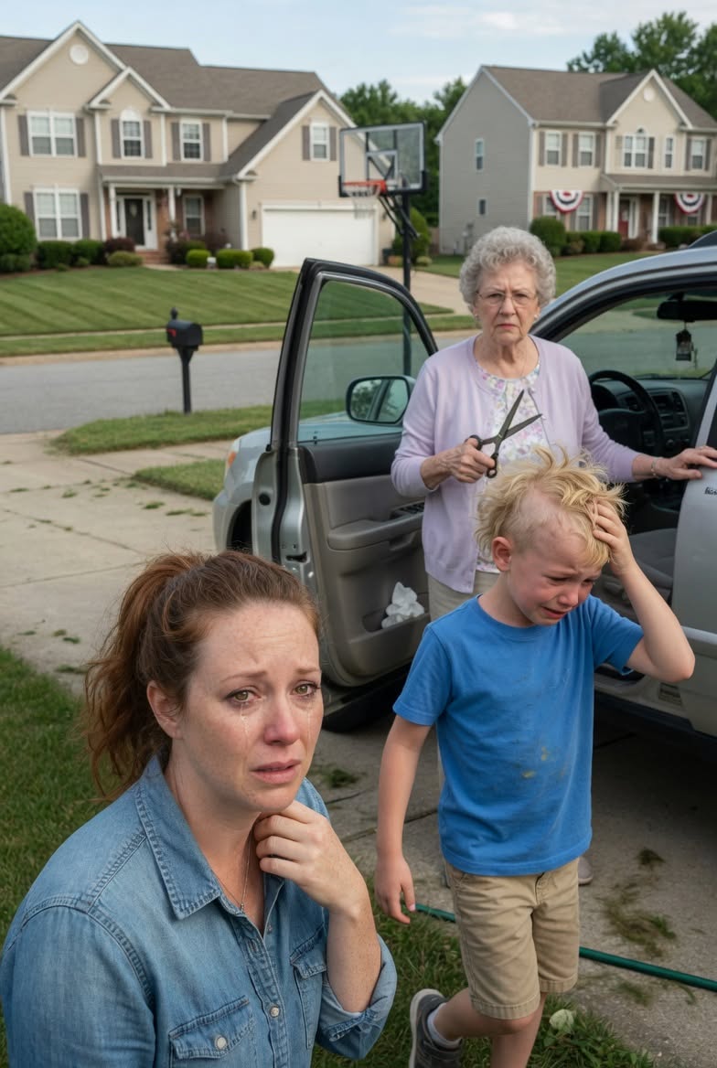 My Mother-in-Law Cut Off My Son’s Golden Curls and Said He Looked Like a Proper Boy — Then He Whispered, “Grandma Cut My Promise”