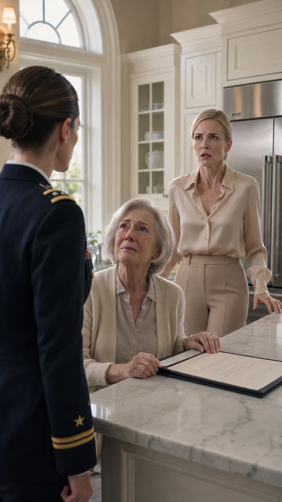 She Slapped Her Elderly Mother-in-Law and Threw Her Food in the Trash — Then the Military Daughter Came Home With the Deed