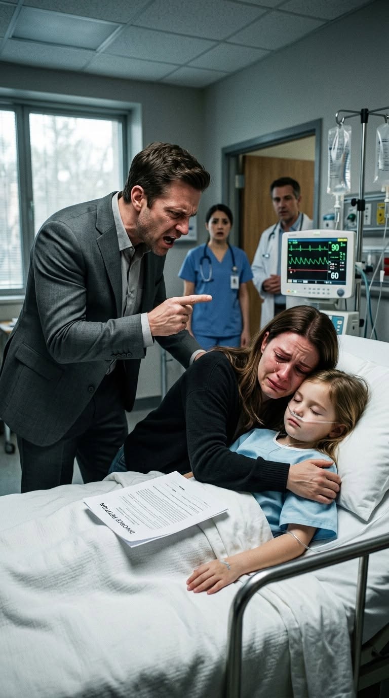 MY HUSBAND THREW ME OUT OF OUR DAUGHTER'S ICU ROOM—THEN ONE RECORDING DESTROYED THE EMPIRE HE BUILT ON LIES