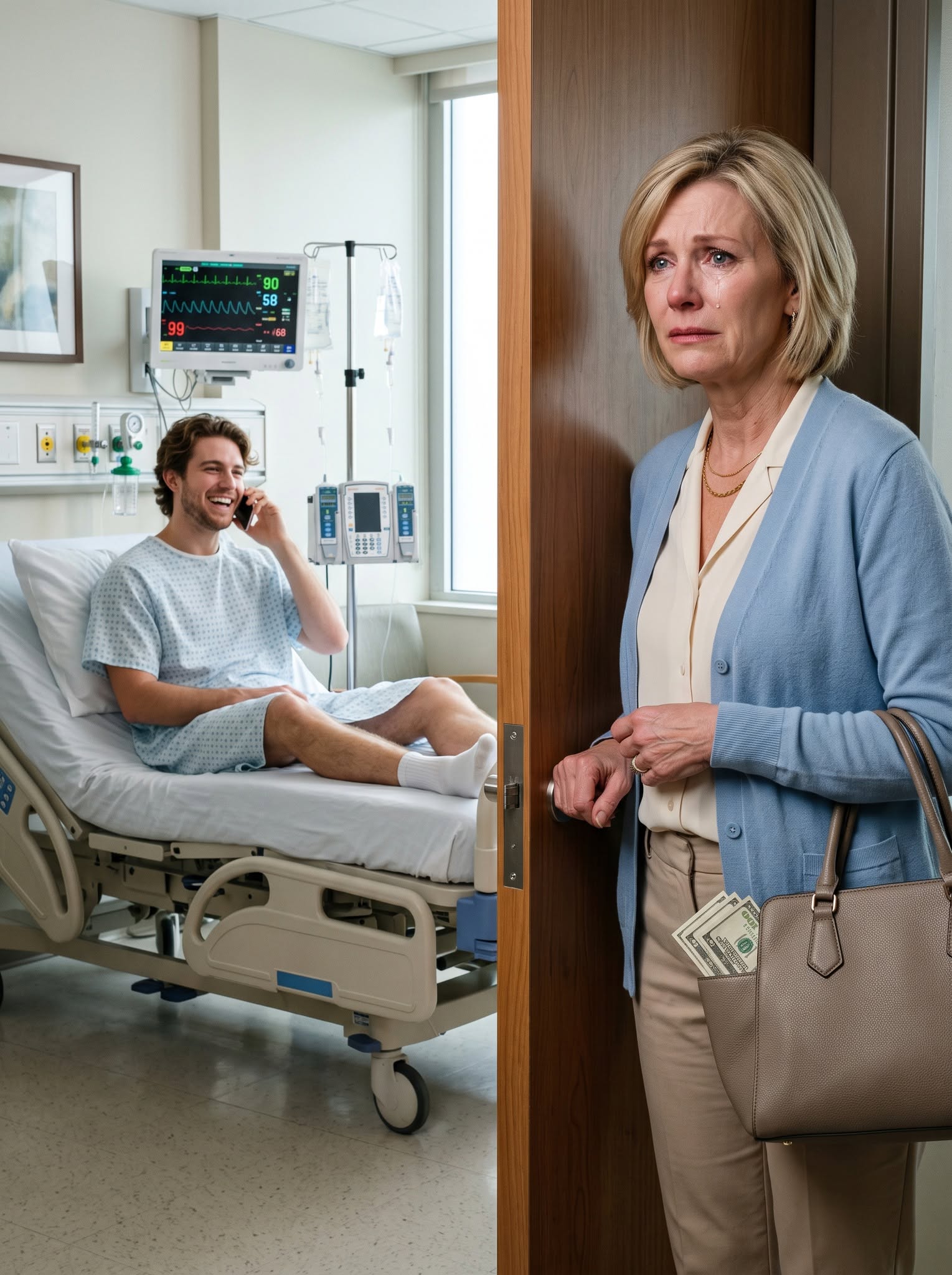MY SON SLAPPED ME IN HIS HOSPITAL ROOM AFTER I WON THE LOTTERY... SO I WALKED AWAY WITH THE SECRET THAT EXPOSED HIS PERFECT LIE