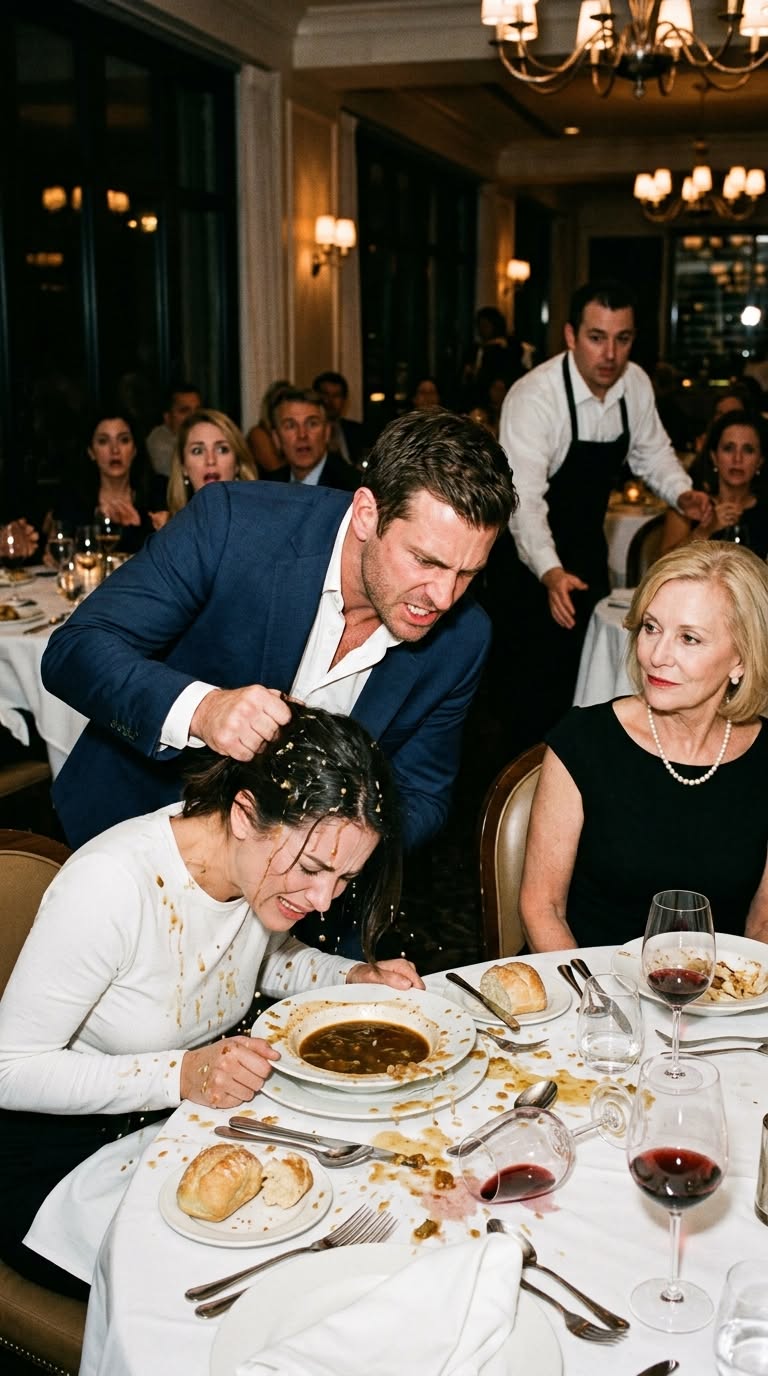 MY SON-IN-LAW FORCED MY DAUGHTER TO BOW IN A LUXURY RESTAURANT—THEN I LOCKED THE DOORS, PLAYED THE SECURITY FOOTAGE, AND ENDED YEARS OF SILENCE IN ONE NIGHT