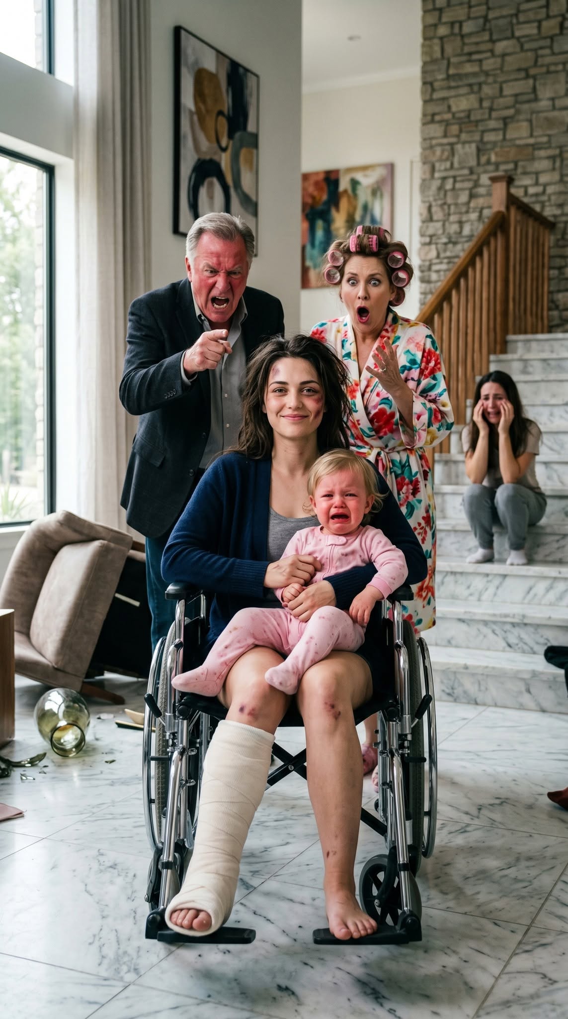 My Father Slapped Me in My Wheelchair and Ordered Me to Pay My Sister’s Rent — Then I Locked Him Out of the House He Thought Was His