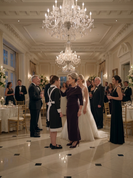 She Slapped the Maid at the Wedding Reception — Then the Bride Opened Her Locket and Found Her Lost Sister