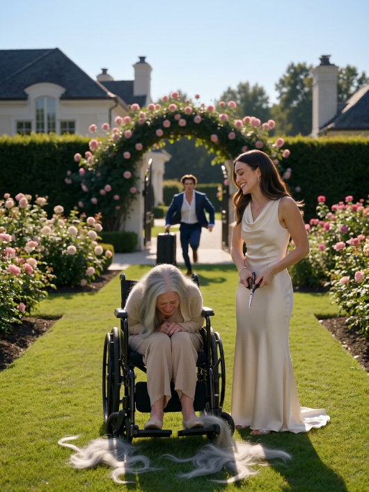 His Fiancée Cut His Mother’s Hair in the Garden — Then He Walked In and Saw Everything