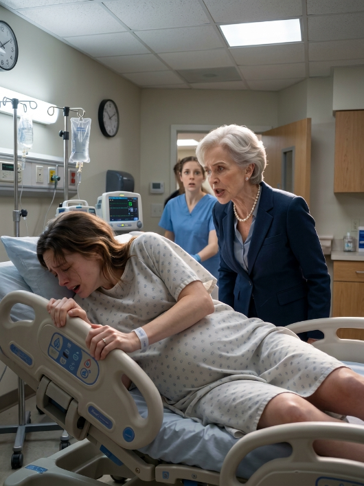 The Wealthy Mother-in-Law Slapped Her Pregnant Daughter-in-Law in the Delivery Room — Then One Sentence Made Her Confidence Collapse