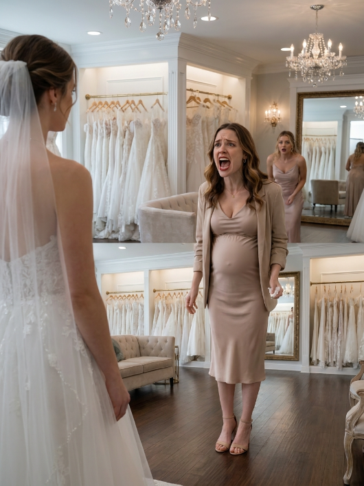 She Tore the Bride’s Wedding Dress and Claimed She Was Carrying His Baby — Then the Bride’s Father Opened the DNA Test