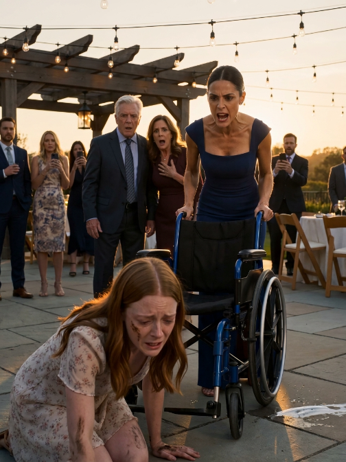 Her Golden Sister Shoved Her From Her Wheelchair at Graduation — Then an Old Lake Recording Made a Silent Guest Step Forward