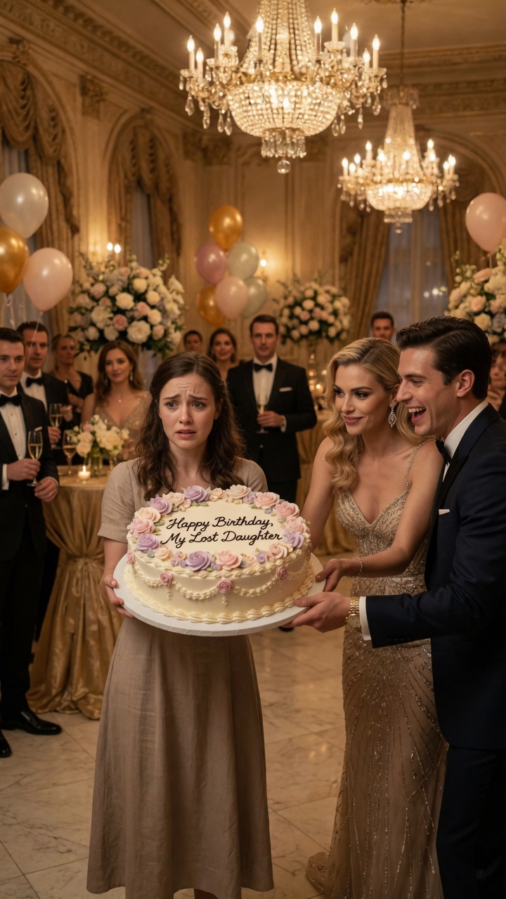 The Rich Girl Smashed Cake Into the Delivery Girl’s Face — Then Her Father Read the Message on the Floor
