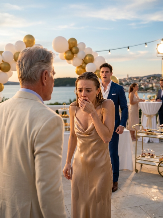 Her Father Threw Champagne in Her Face at a Luxury Party — Then the Billionaire Guest Called Her His Wife