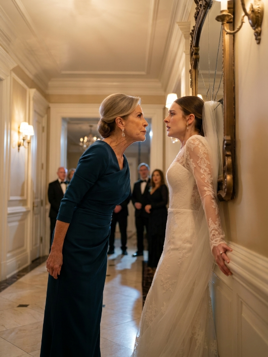 She Ripped the Bride’s Veil and Said She’d Never Belong — Then the Bride Took Off Her Ring