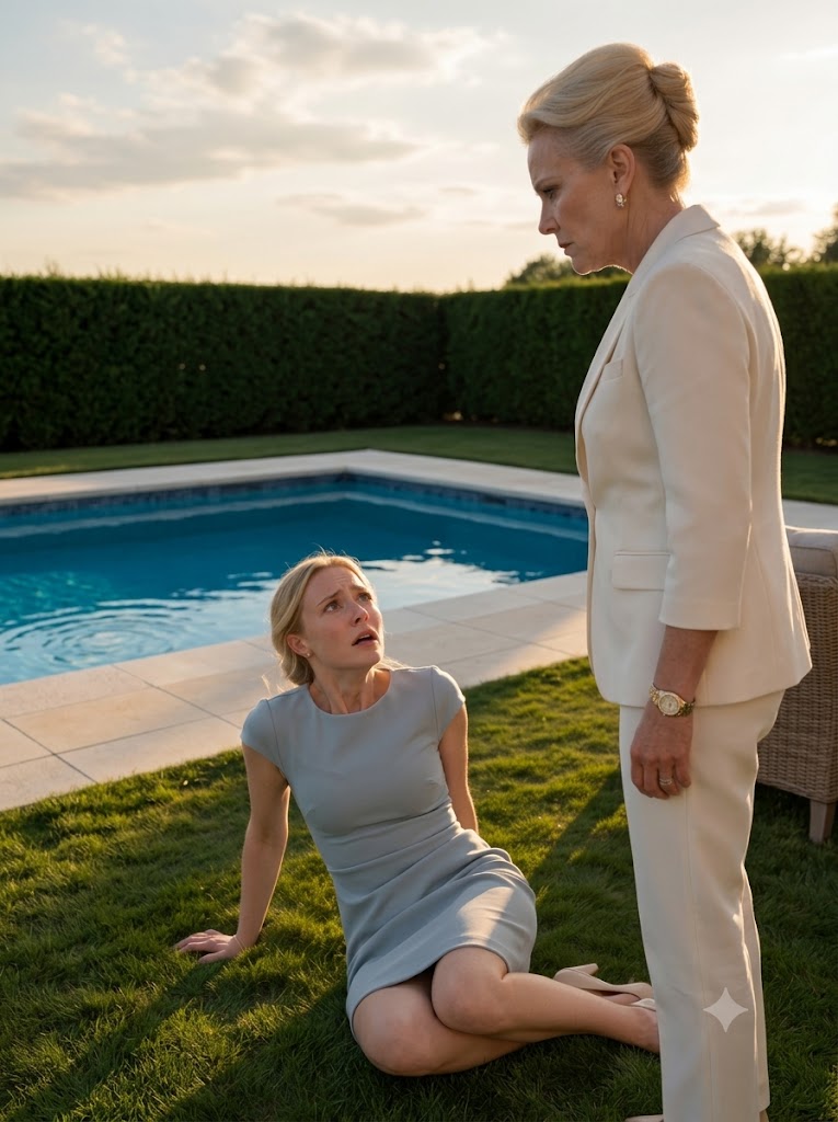 My mother blamed my wife after our baby went into the pool—then one camera showed me the truth