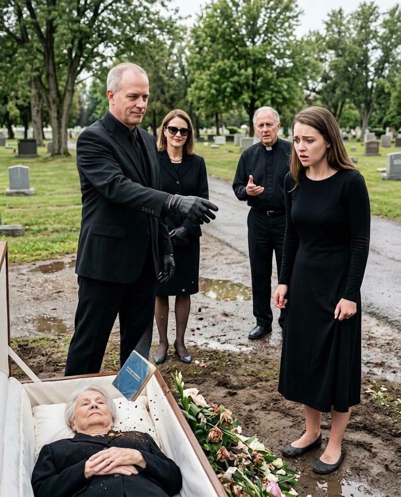 My Father Threw Grandma’s Savings Book Into Her Grave—Then the Bank Seal Made Him Panic