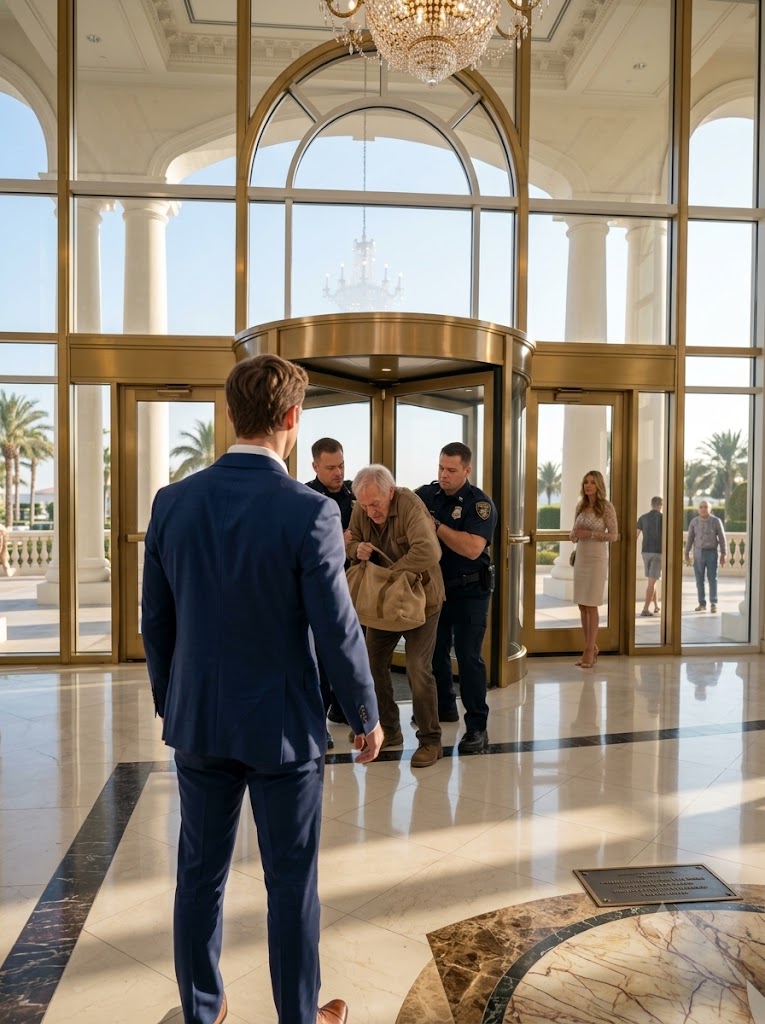 My son slapped me and ordered security to throw me out—then he saw the key he thought was gone