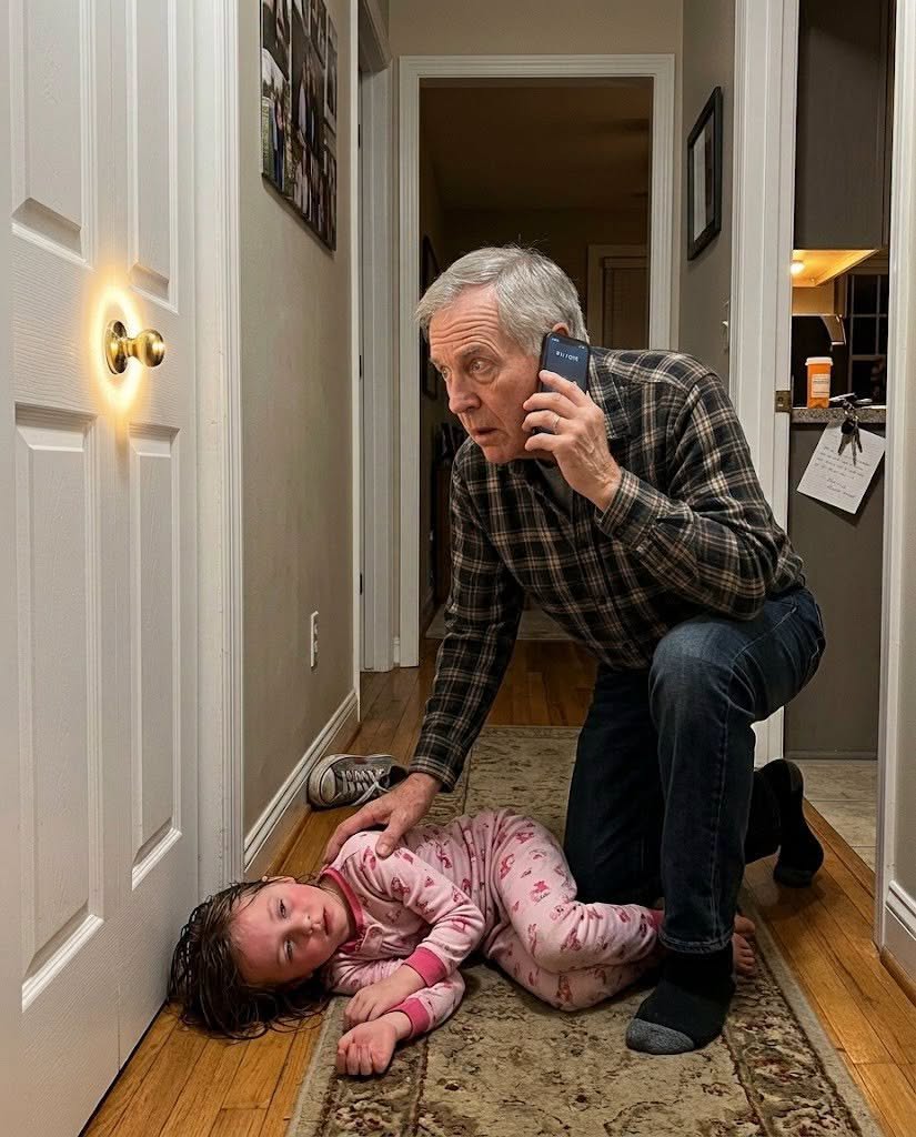 My Son Told Me to Leave My Granddaughter on the Floor—Then Someone Knocked From the Closet