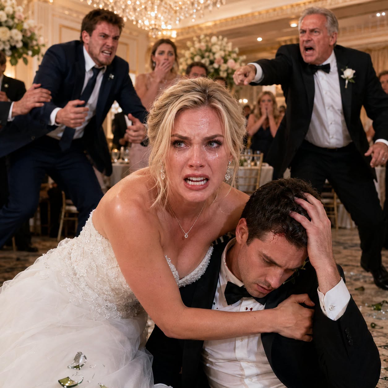 MY BROTHER SMASHED A BOTTLE OVER MY HUSBAND’S HEAD AT MY WEDDING—HE DIDN’T KNOW ONE PHONE CALL COULD FREEZE EVERYTHING HE THOUGHT HE OWNED