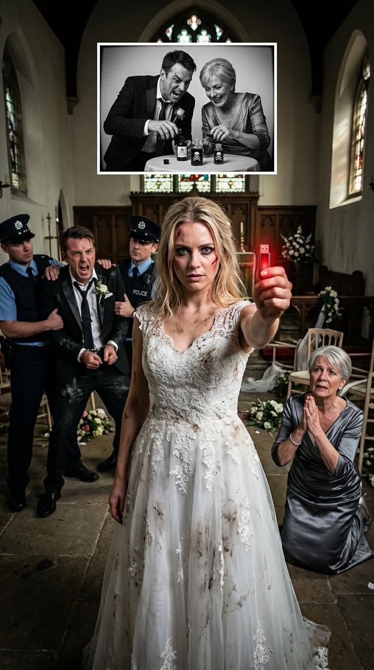 THE BRIDE SNAPPED THE PEN—THEN THE ENTIRE CHURCH REALIZED THE WEDDING HAD BEEN A CRIME SCENE