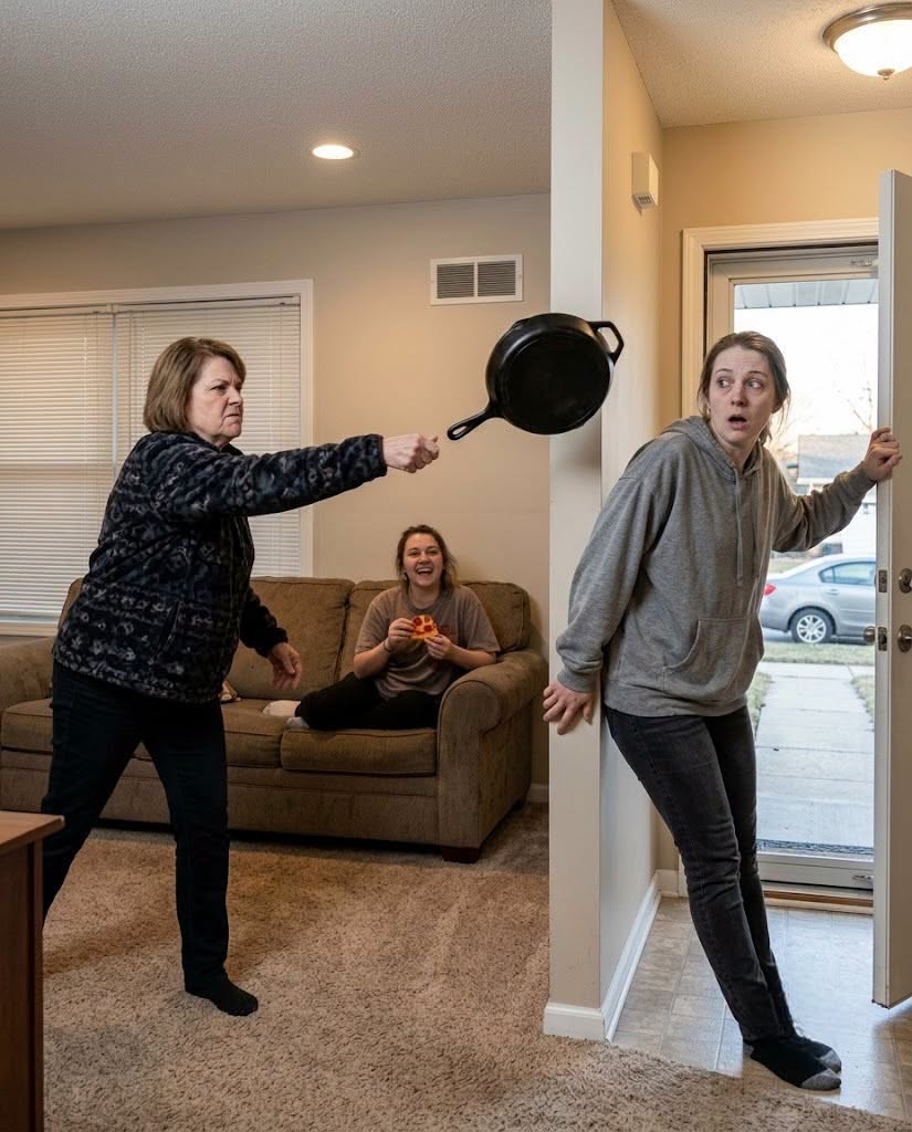My Mother-in-Law Threw a Frying Pan at Me Two Days After Surgery—Then the Federal Agents Waiting Outside Walked In