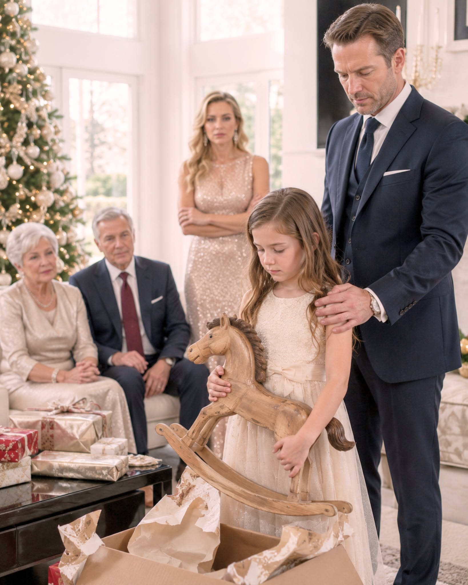 MY FATHER SMASHED MY EIGHT-YEAR-OLD DAUGHTER’S CHRISTMAS GIFT AND CALLED HER USELESS—SO I QUIT THE FAMILY EMPIRE AND TOLD HIM HE’D BE BEGGING HER BY MONDAY