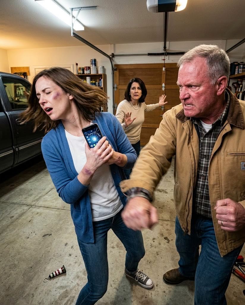 FATHER ATTACKED HIS OWN DAUGHTER—UNTIL THE GARAGE CAMERA RECORDED THE ONE SENTENCE THAT DESTROYED HIM