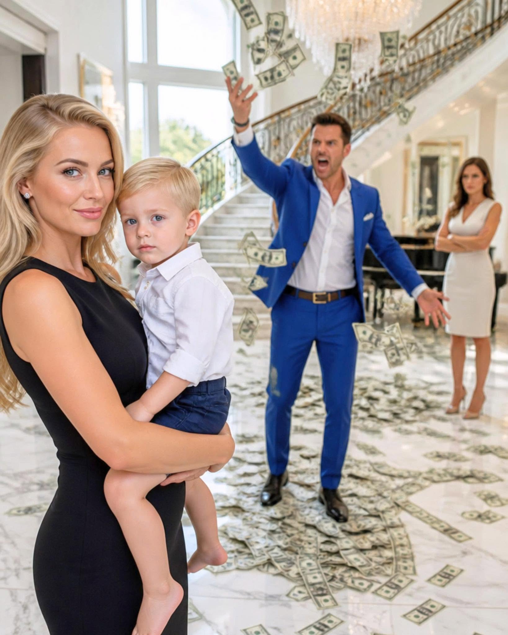MY HUSBAND THREW CASH AT ME, DISOWNED OUR SEVEN-YEAR-OLD SON, AND SAID HE WAS BUYING A BETTER WIFE—THEN COREY REMINDED HIM WHAT I OWNED