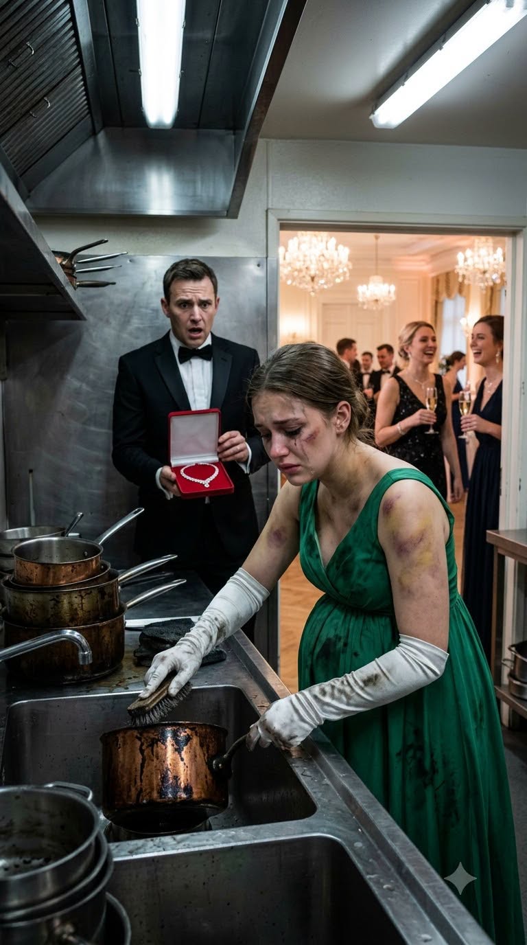 THE BILLIONAIRE WHO CAME HOME TO FIND HIS PREGNANT WIFE DRESSED AS A MAID—AND THE FOLDER THAT DESTROYED HIS FAMILY