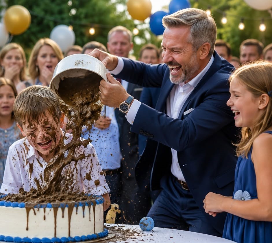 MY FATHER-IN-LAW LAUGHED AS MY SON WAS DUMPED INTO MUD ON HIS BIRTHDAY—HE DIDN’T KNOW I HAD ALREADY FOUND THE TRUST REPORT THAT COULD STRIP HIM OF EVERYTHING HE CONTROLLED