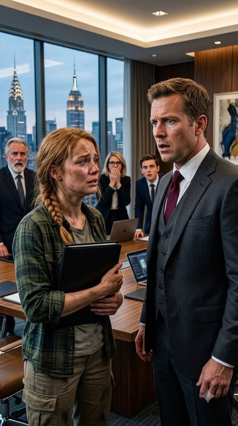 THE MUD-COVERED WOMAN EVERYONE MOCKED—UNTIL THE CEO SAW THE BLOODY HANDPRINT