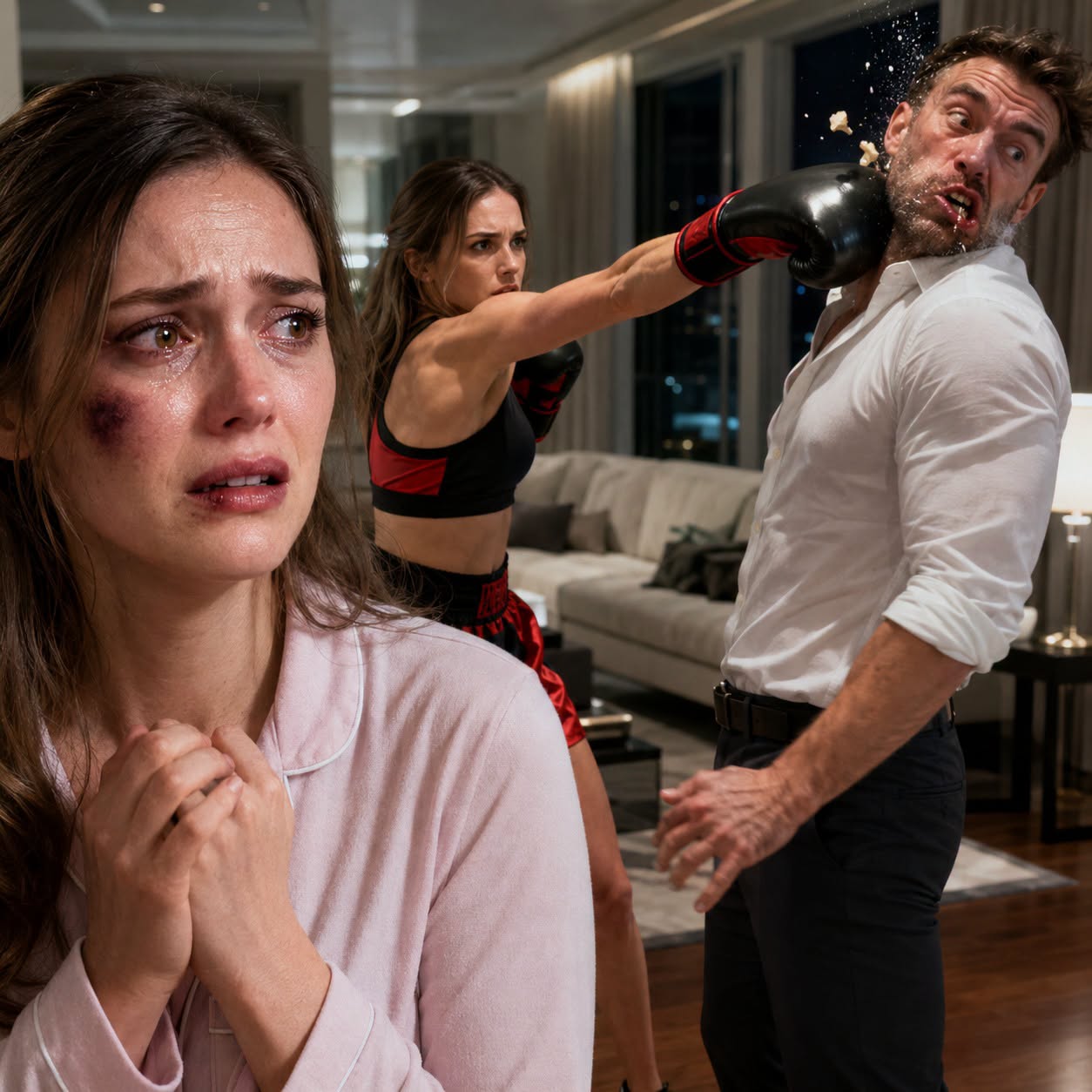MY HUSBAND THOUGHT HE WAS BEATING HIS WIFE—HE NEVER REALIZED HE HAD PUNCHED HER IDENTICAL TWIN