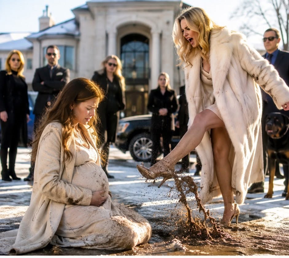 My Rich Neighbor Kicked Slush Across My Coat and Said She’d Freeze My Money by Friday—Then I Handed Her the One Deed That Made Her Mansion Start Falling Apart