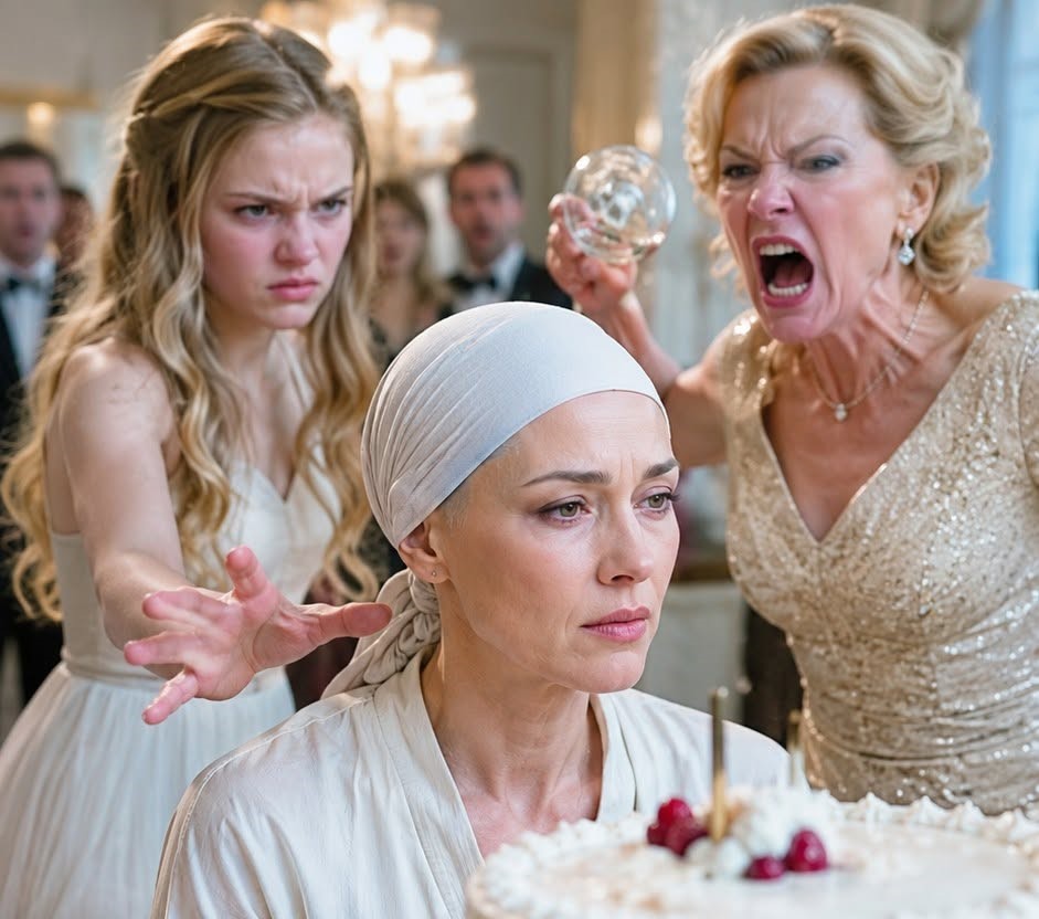 My Daughter Shoved My Face Into My Birthday Cake While My Mother-in-Law Demanded My Shares—Then She Tapped Three Fingers Behind Her Back, and I Knew the Betrayal Wasn’t What It Looked Like