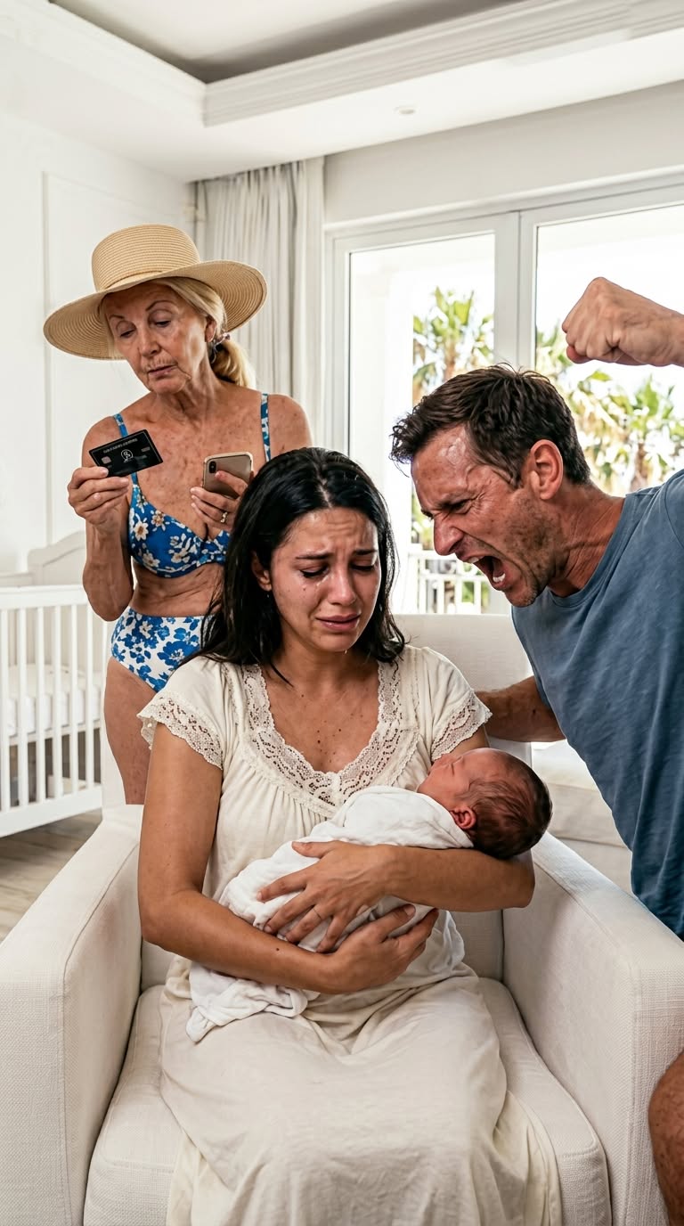 MY HUSBAND STOLE OUR NEWBORN’S EMERGENCY CARD FOR A HAWAII VACATION—WHEN HE CAME HOME, A LEGAL INVESTIGATOR WAS WAITING WITH THE FILE THAT WOULD DESTROY HIS FAMILY