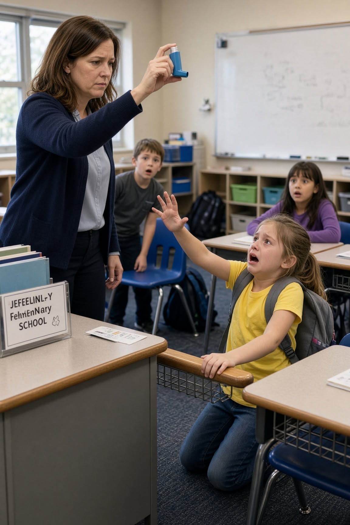 My Daughter’s Teacher Took Away Her Inhaler—Then the Nurse Found the Form She Had Already Signed
