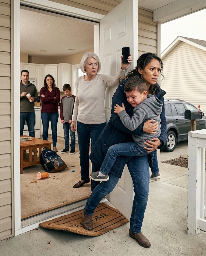 MY MOTHER TOOK MY PHONE WHILE MY SON COULDN’T BREATHE—SHE DIDN’T KNOW WHAT WAS WAITING IN THE DRIVEWAY
