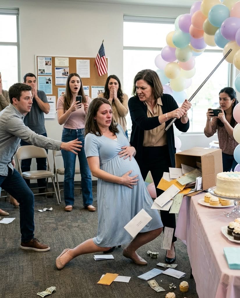 MY MOTHER HIT MY PREGNANT BELLY AT MY BABY SHOWER—SHE DIDN’T KNOW WHAT HAD FALLEN OUT OF THE DONATION BOX