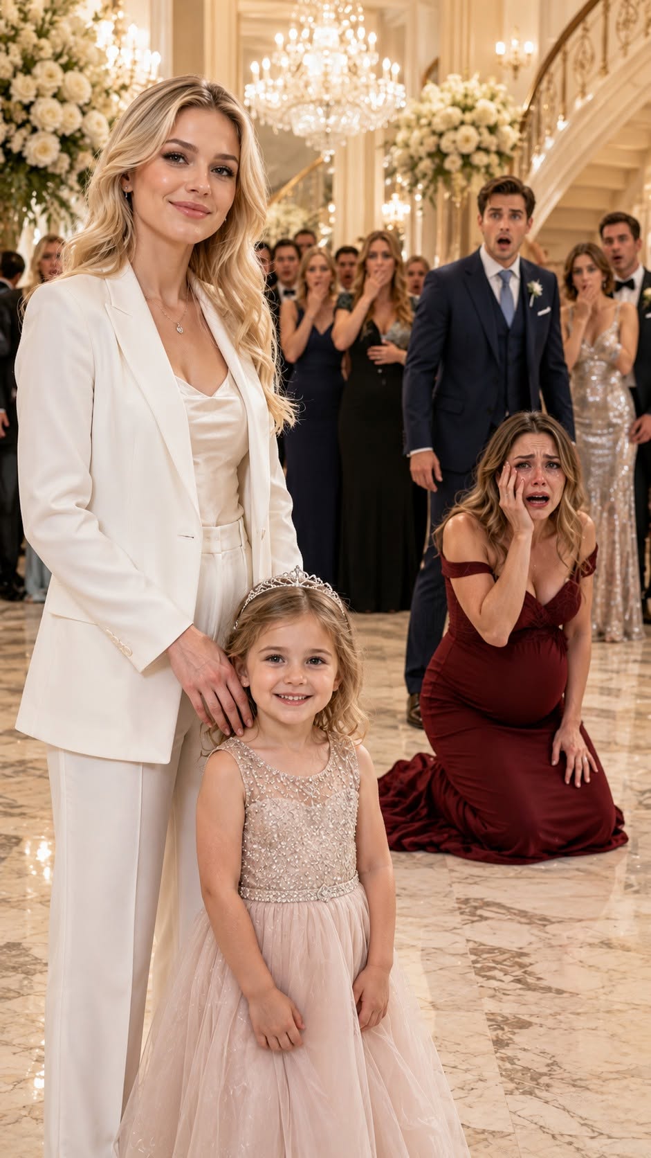 SHE SLAPPED MY LITTLE GIRL IN FRONT OF THE ELITE—THEN MY DAUGHTER RAN TOWARD THE ONLY MAN THEY FEARED