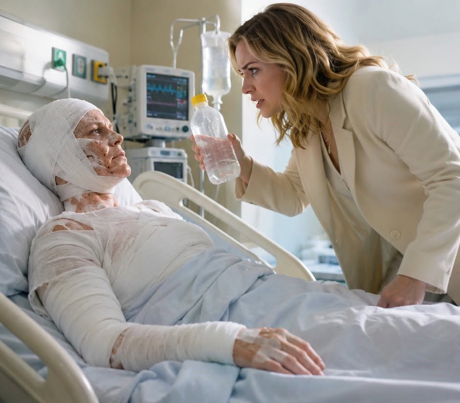 My Stepdaughter Tried to Take My Fortune in the Hospital—Then Her Father Walked In