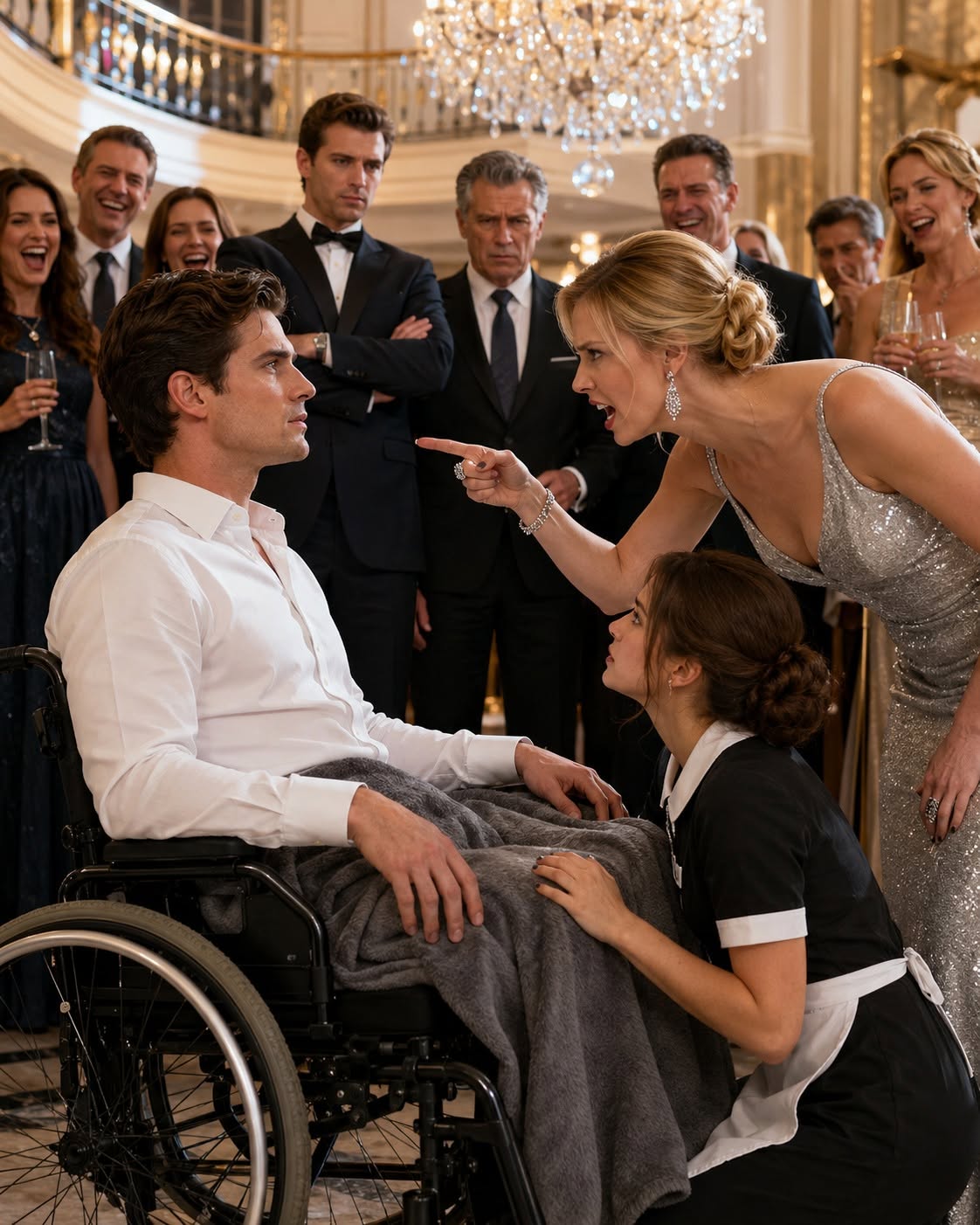 MY FIANCÉE CALLED ME A “USELESS CRIPPLE” IN FRONT OF MY FAMILY—BUT TWENTY MINUTES EARLIER, I HAD ALREADY LEARNED WHY SHE NEEDED ME TO STAY IN THAT WHEELCHAIR