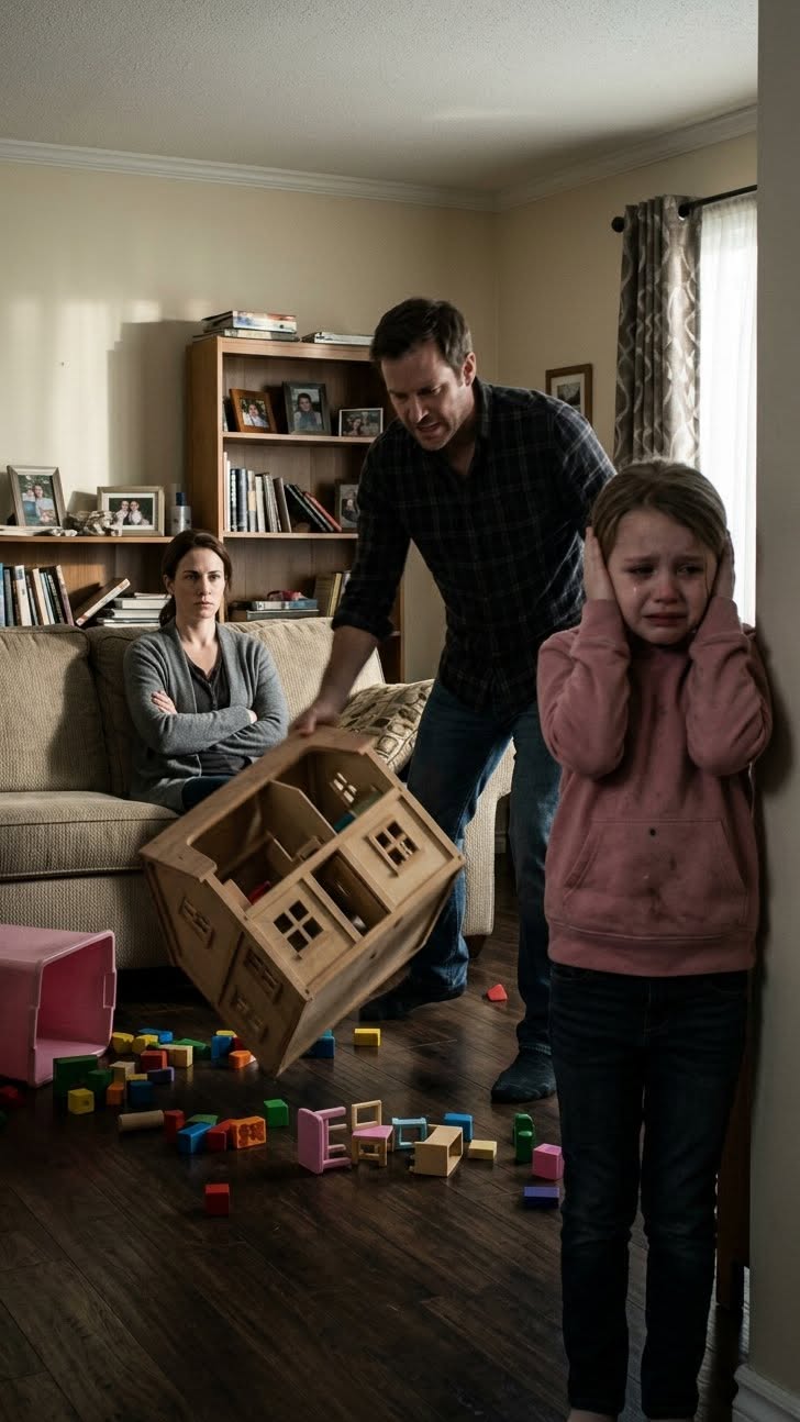 HE CAME HOME FROM DEPLOYMENT AND FOUND HIS DAUGHTER’S DOLLHOUSE IN PIECES—THEN ONE SENTENCE FROM HER CHANGED EVERYTHING