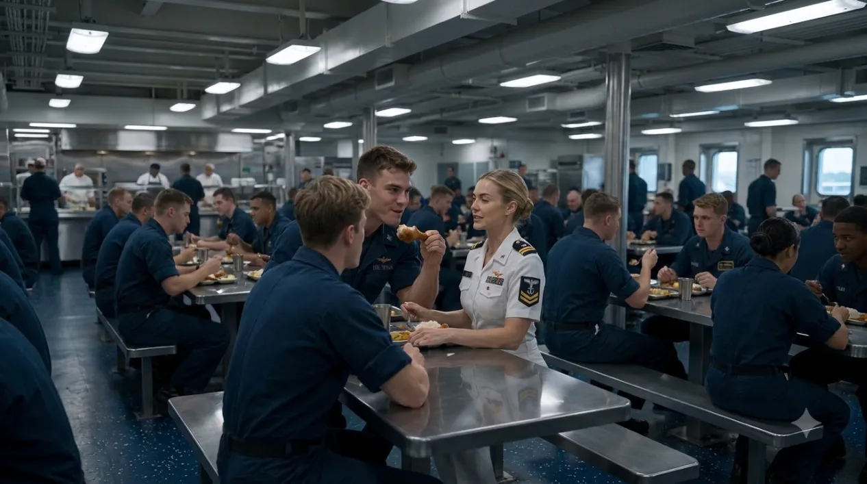 Three Navy Recruits Humiliated a Quiet Woman at Breakfast—Then One Saw the Patch on Her Sleeve