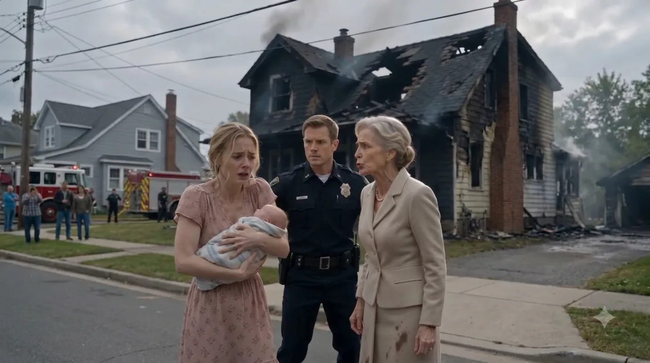 My Mother-in-Law Burned Down My Home After My Husband Died—Then Someone Walked Out of the Ruins