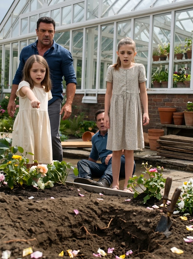 My Daughter Was Slapped Into the Mud for Defending Her Mother’s Flowers—Then She Pointed at What They’d Buried by the Greenhouse