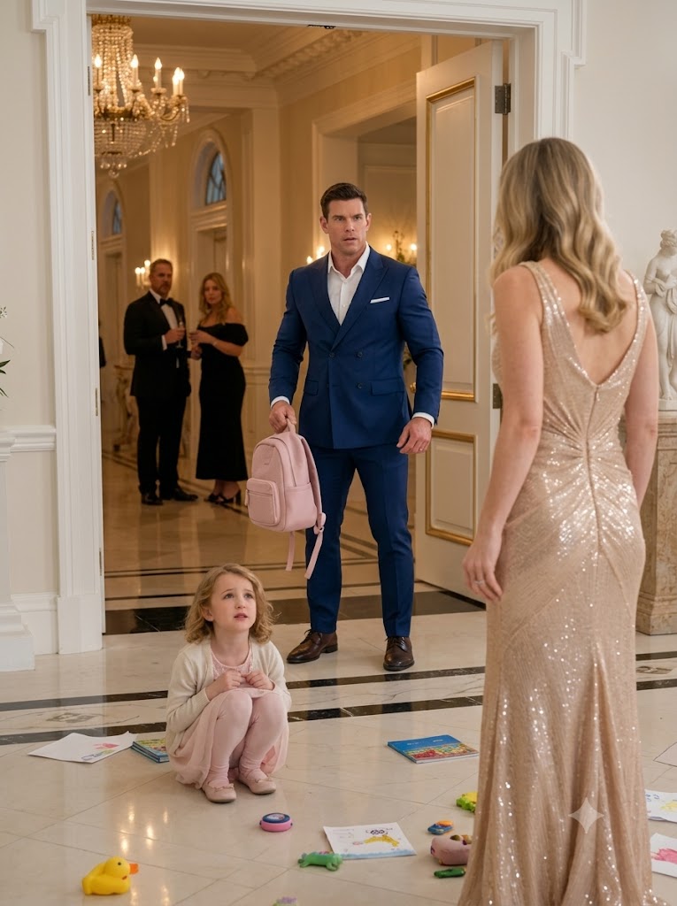 My Wife Dumped A Crying Girl’s Backpack Across The Ballroom—Then I Saw What Sadie Was Clutching