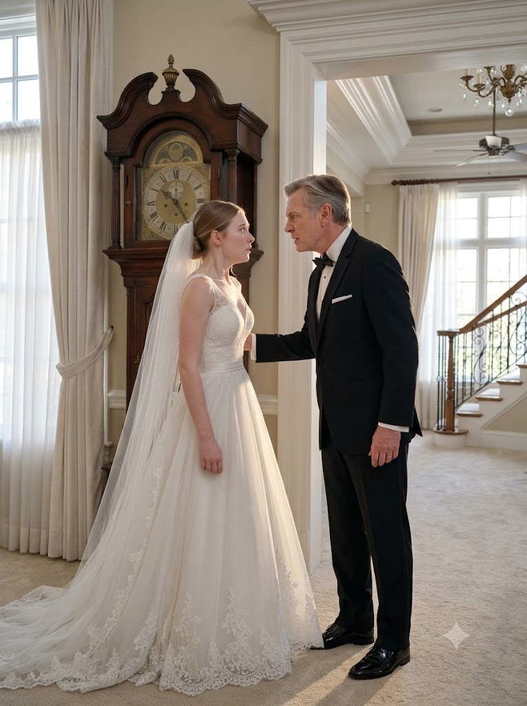 My 75-Year-Old Husband Shoved Me Into A Grandfather Clock On Our Wedding Night—Then Dad Revealed Why Two Officers Were Already Outside The Door