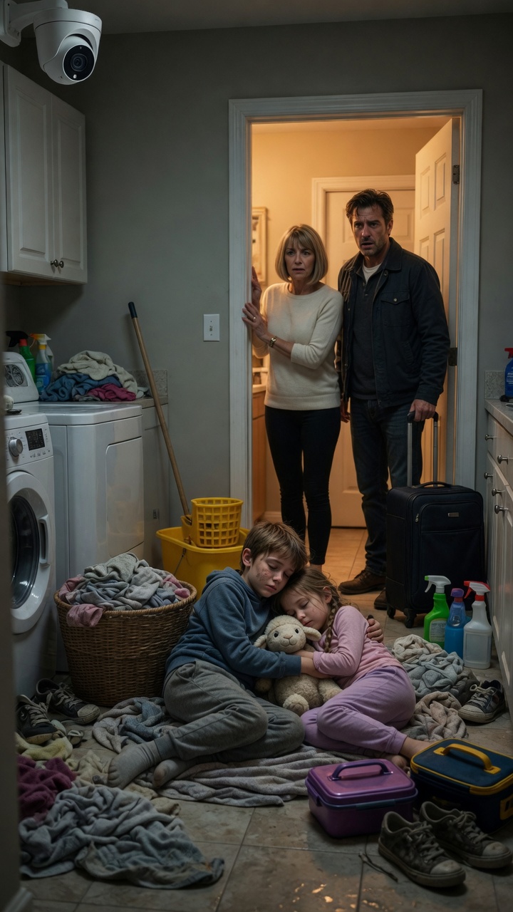 "While their father was away, the stepmother made his two kids clean the house without dinner… then he came home early and found them asleep on the laundry room floor".