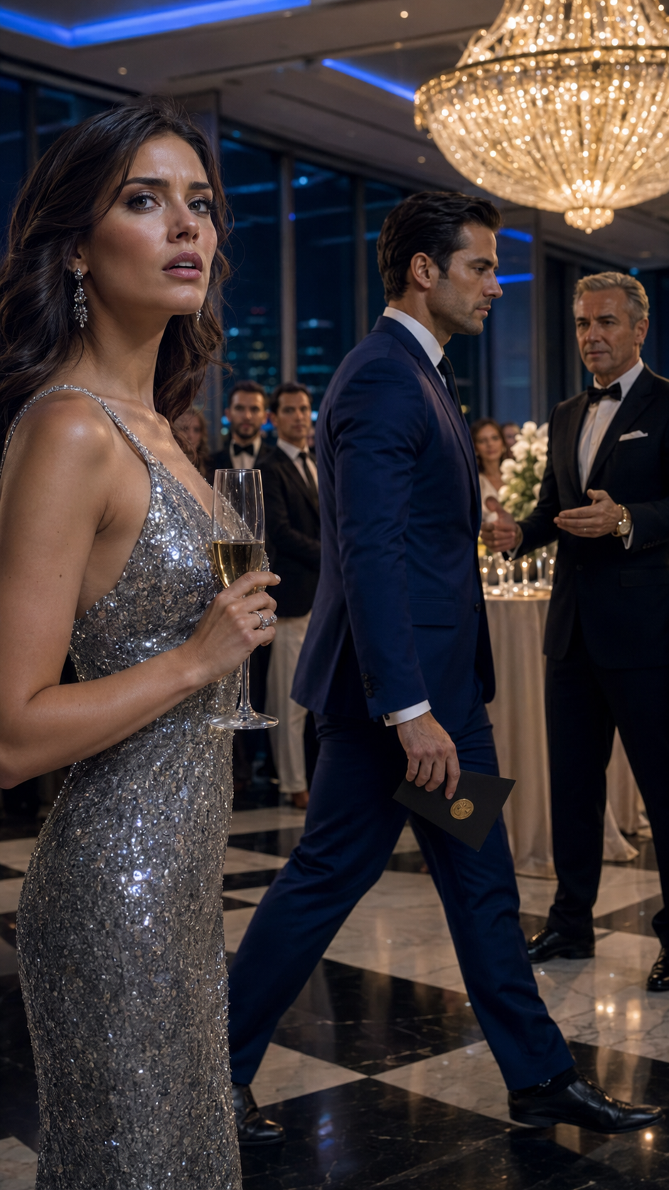 "She expected her ex to look broken when he saw her… but he walked past her, shook the billionaire’s hand, and left her standing there like a stranger".