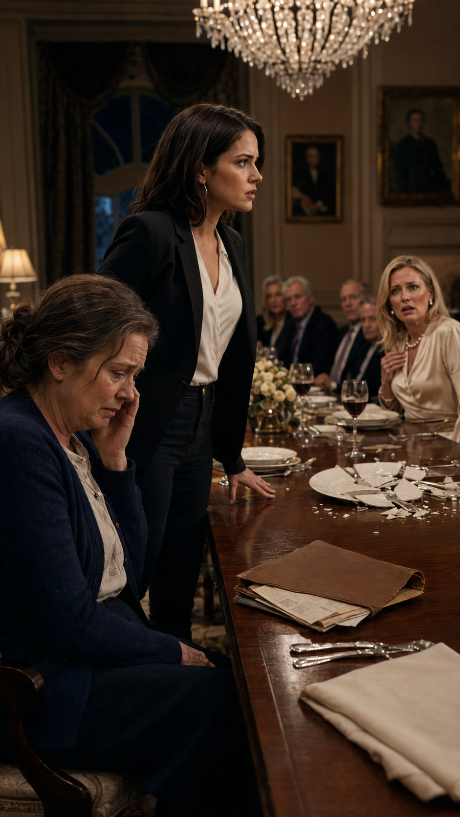 "The rich hostess told my mother she smelled like poverty… then I broke a dinner plate and told her who paid the mortgage on that mansion".
