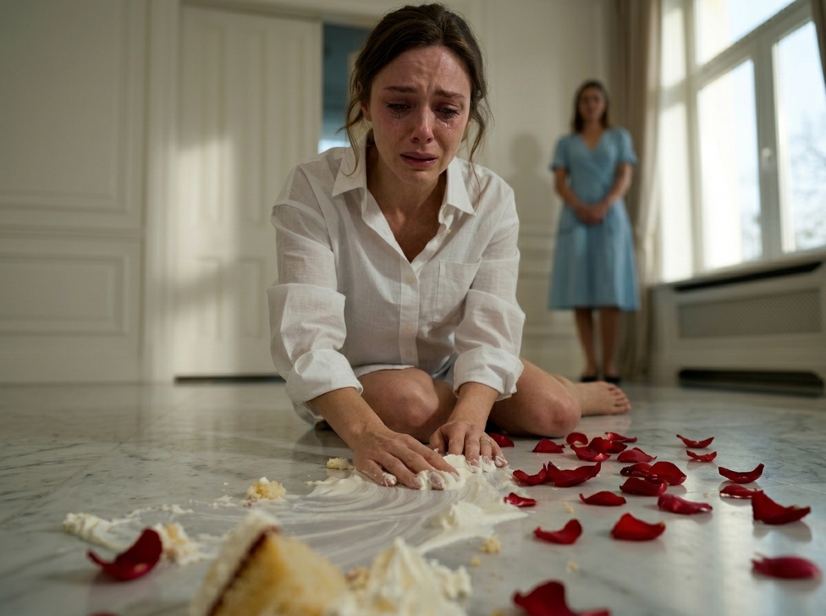 "He thought he was coming home to surprise his pregnant wife—until he saw her crying on the floor because of his mother".